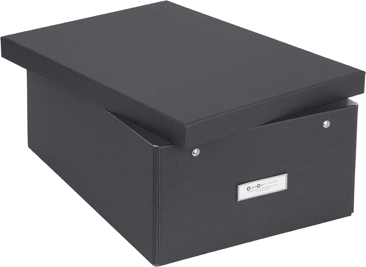 Bigso Karin Collapsible Storage Box – Photo with Small, Gray