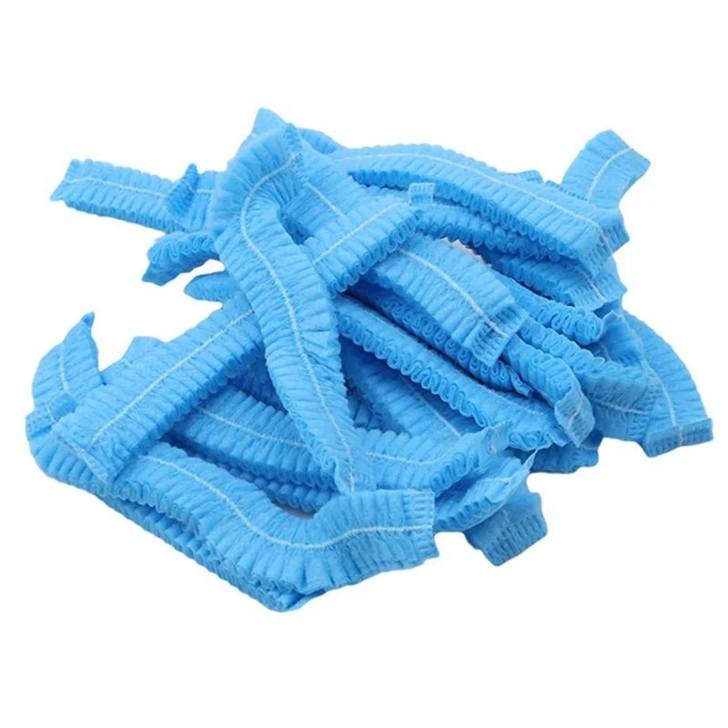 Disposable Non-Woven Bouffant Caps by JEVOLVE | 100% Latex Free Hair Net