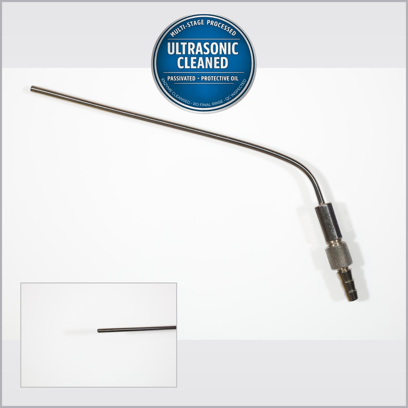 Boss 74-4888 Frazier Suction Tube, Angled, 12 Fr, 8-1/4in