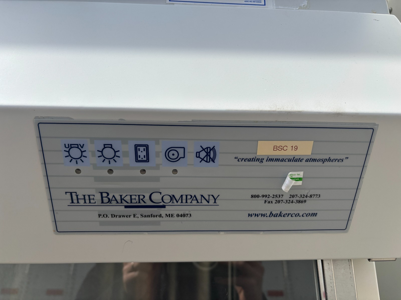 6Ft Baker SterilGard III Advance SG603 A/B3 Laboratory Biological Safety Cabinet