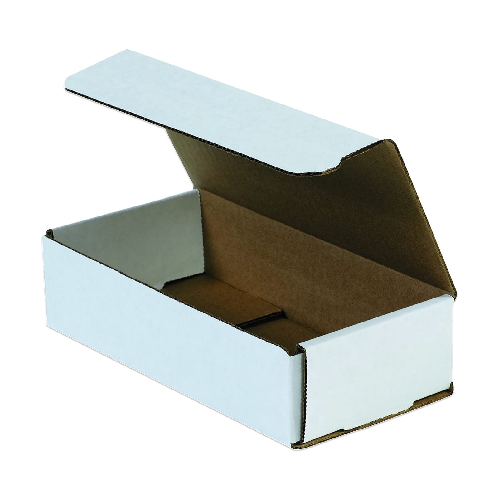 Partners Brand 8x4x2 Corrugated Cardboard Boxes, 8L x 4W x 2H, Pack of 50 | Ship