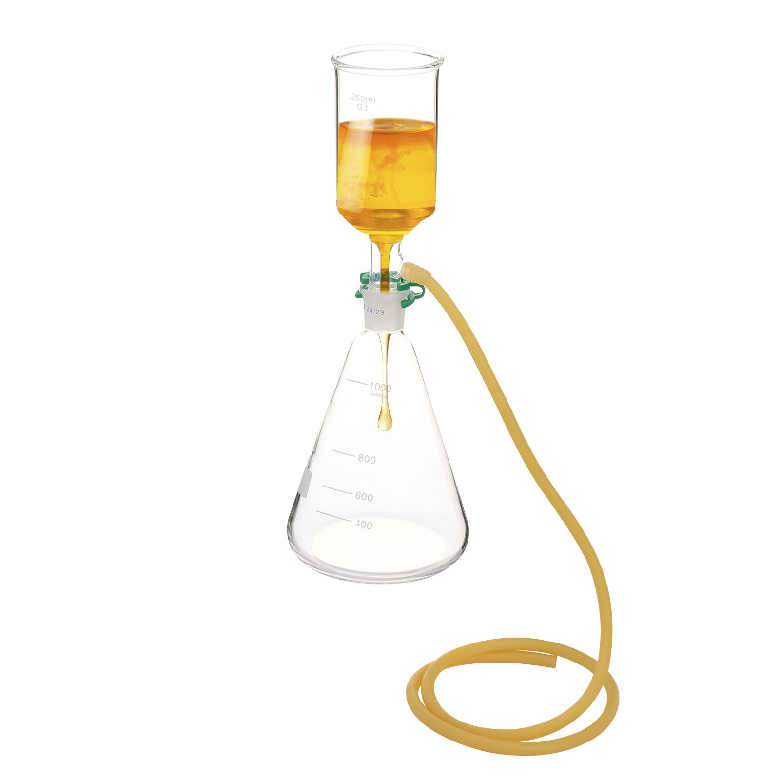 1000ml Buchner Funnel Filter Kit Sand Core Vacuum Filtration Apparatus