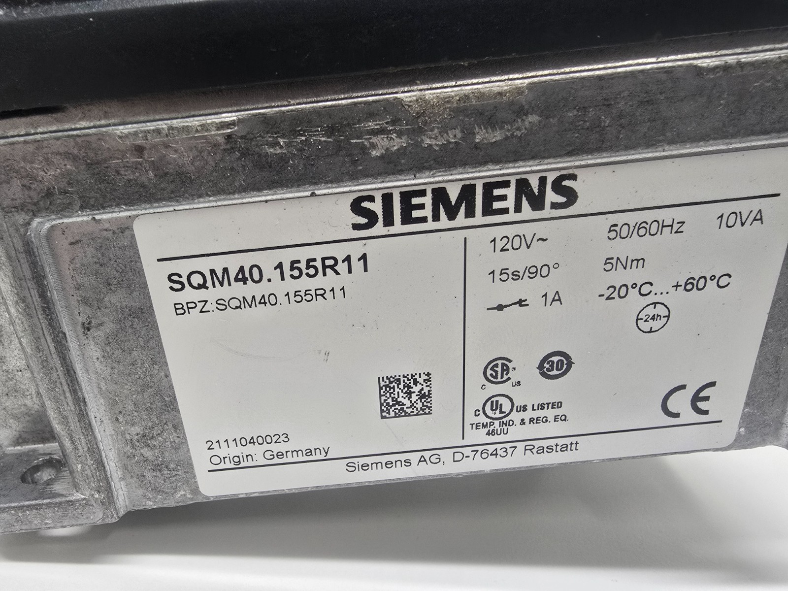 NEW IN BOX! SIEMENS ACTUATOR SQM40.155R11