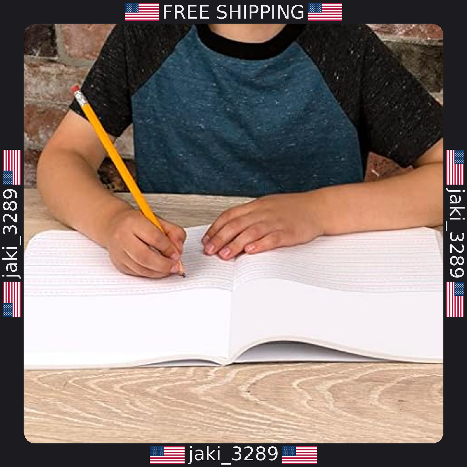 Mead Primary Story Journal, 7.5″x9.75″, Grades K-2, 100 Sheets, Blue (09554)