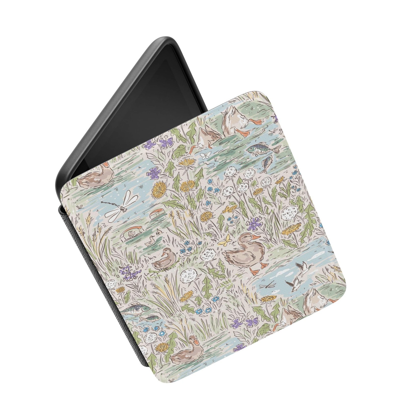 Kindle Case | The Waddle Path | Duck Pond | Compatible with 7” Kindle Colorso…