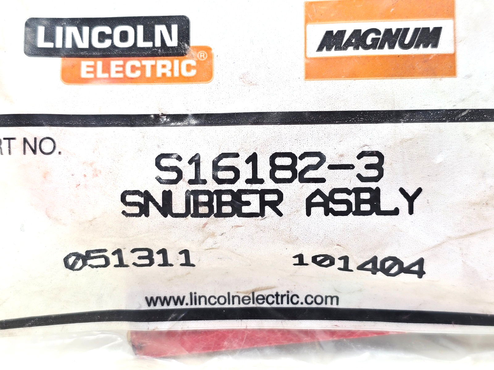 S16182-3 SUNBBER ASSEMBLY LINCOLN ELECTRIC LOT OF 2