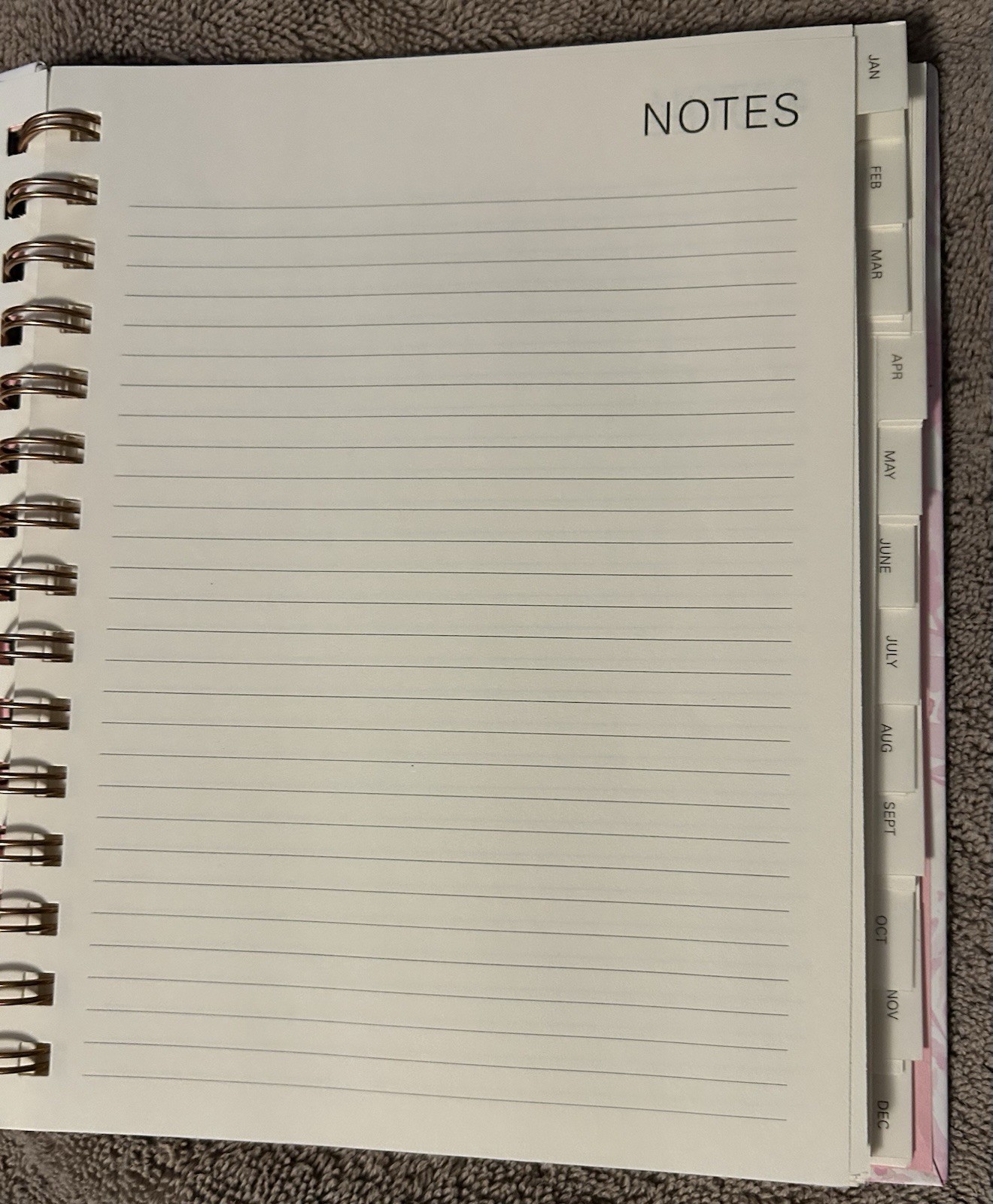 Orange Circle Studio 2026 12-Month Weekly/Monthly Planner Pink Floral Spiral