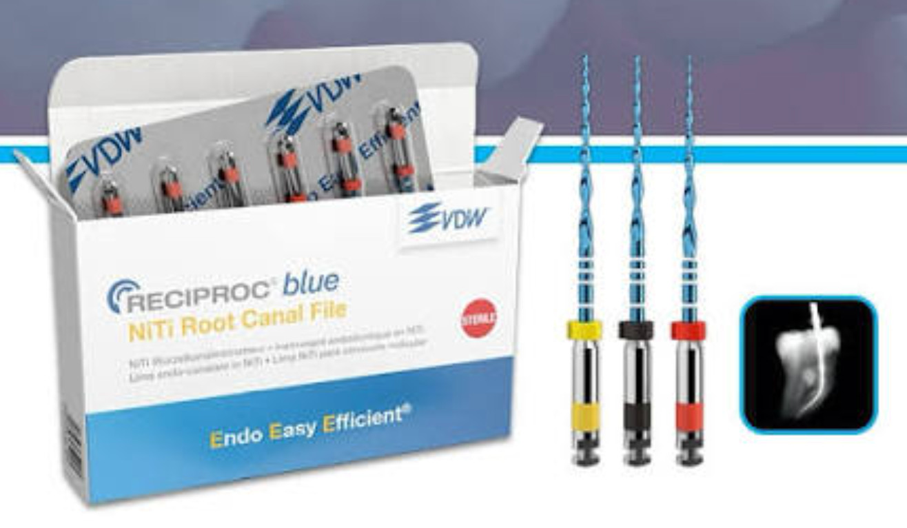 VDW RECIPROC Blue Dental Endo NiTi File 6pcs/set R25 only in 21, 25, 31mm