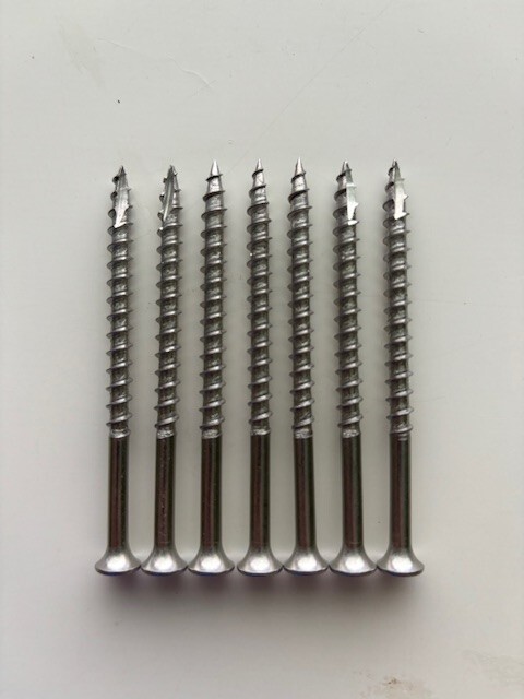#10 x 3-1/2″ 304 Stainless Steel Star Drive Deck Screws – Qty: 1000