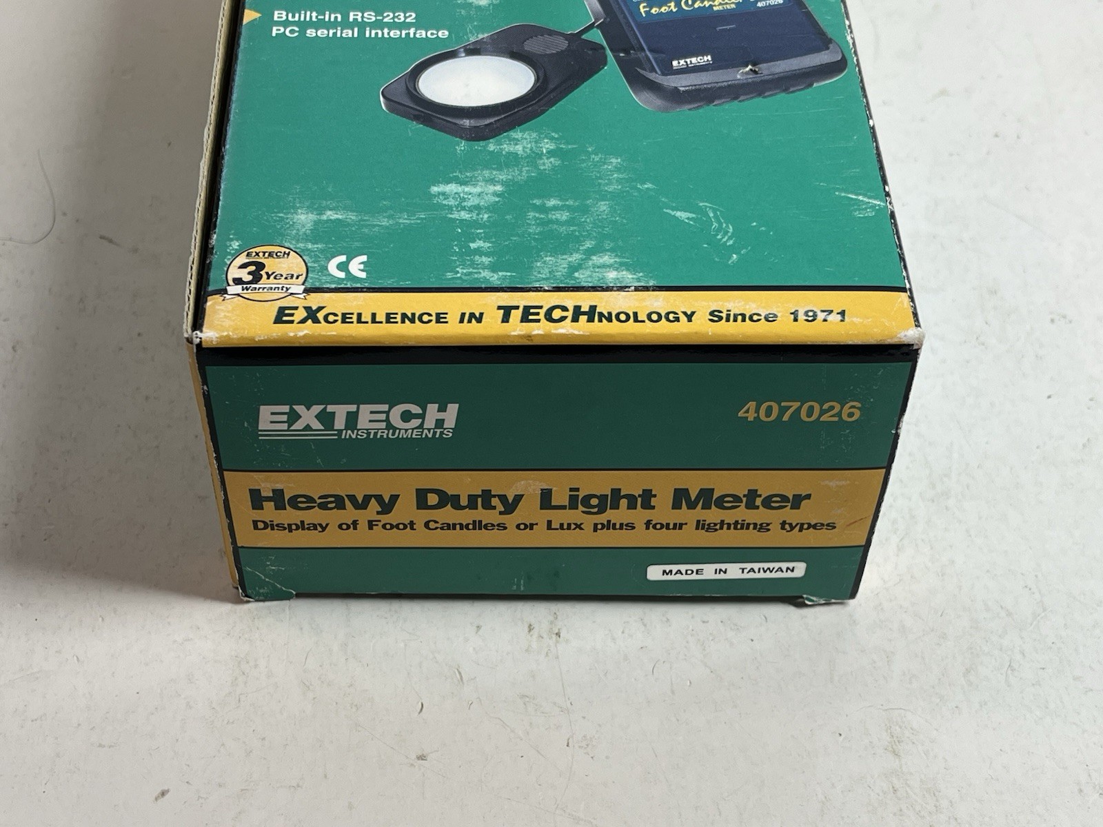 Extech 407026 Foot Candle/Lux Heavy Duty Light Meter