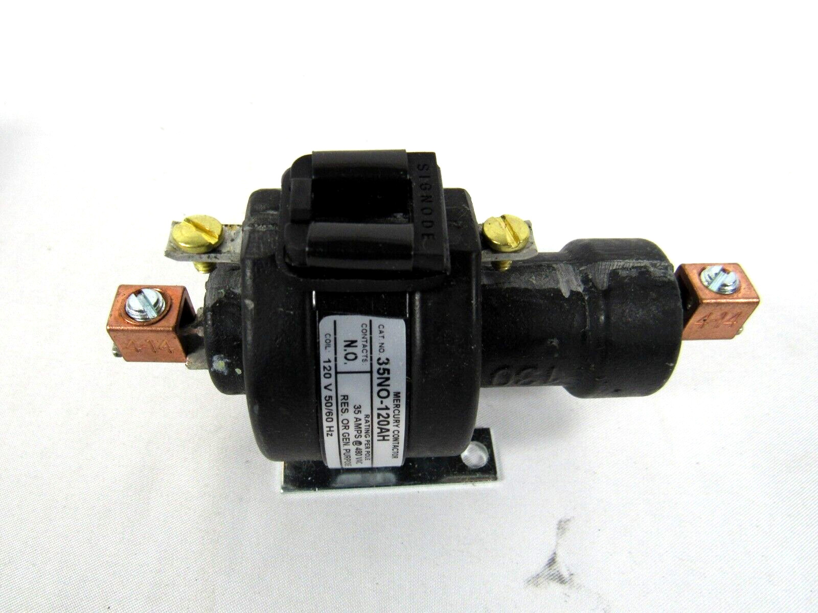 MDI Mercury Contactor Normally Open 35NO-120AH 120V 50/60Hz 35Amp 480Vac