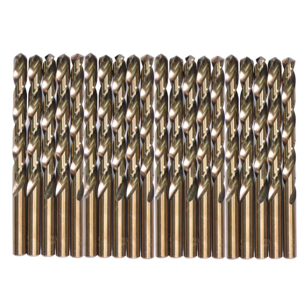 Drillforce 20PCS 1/16″-1/2″ Cobalt Drill Bit Set HSS M35 Metal Wood Drill Bits