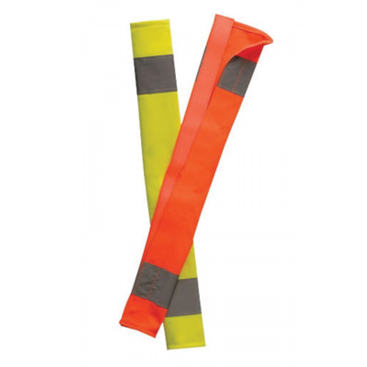 OccuNomix LUX-900-O Hi-Viz Orange Seat Belt Cover w/ Reflective Tape