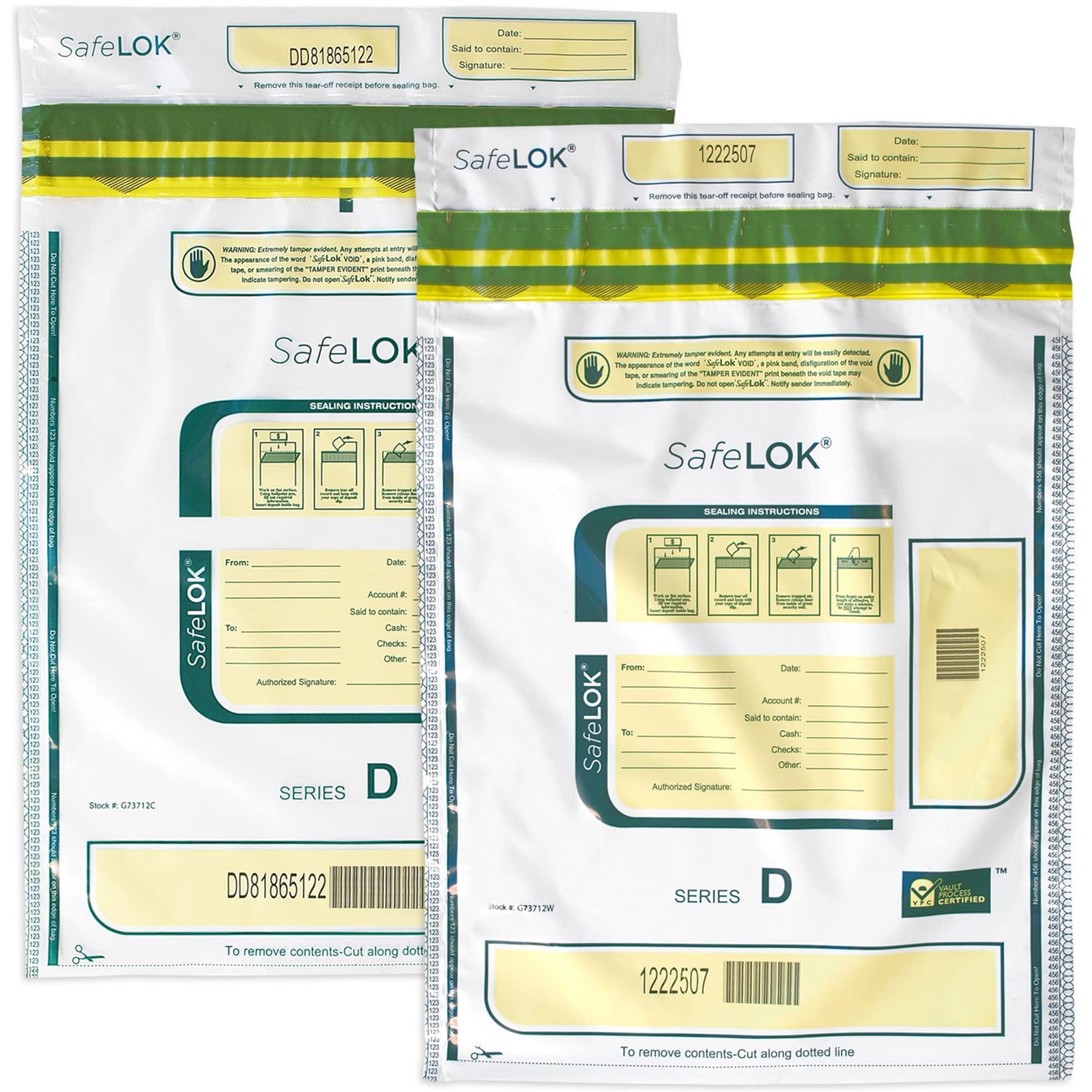 Large White Security Storage Bags 12 X 16 Triple Seal Closure Pack Of 100