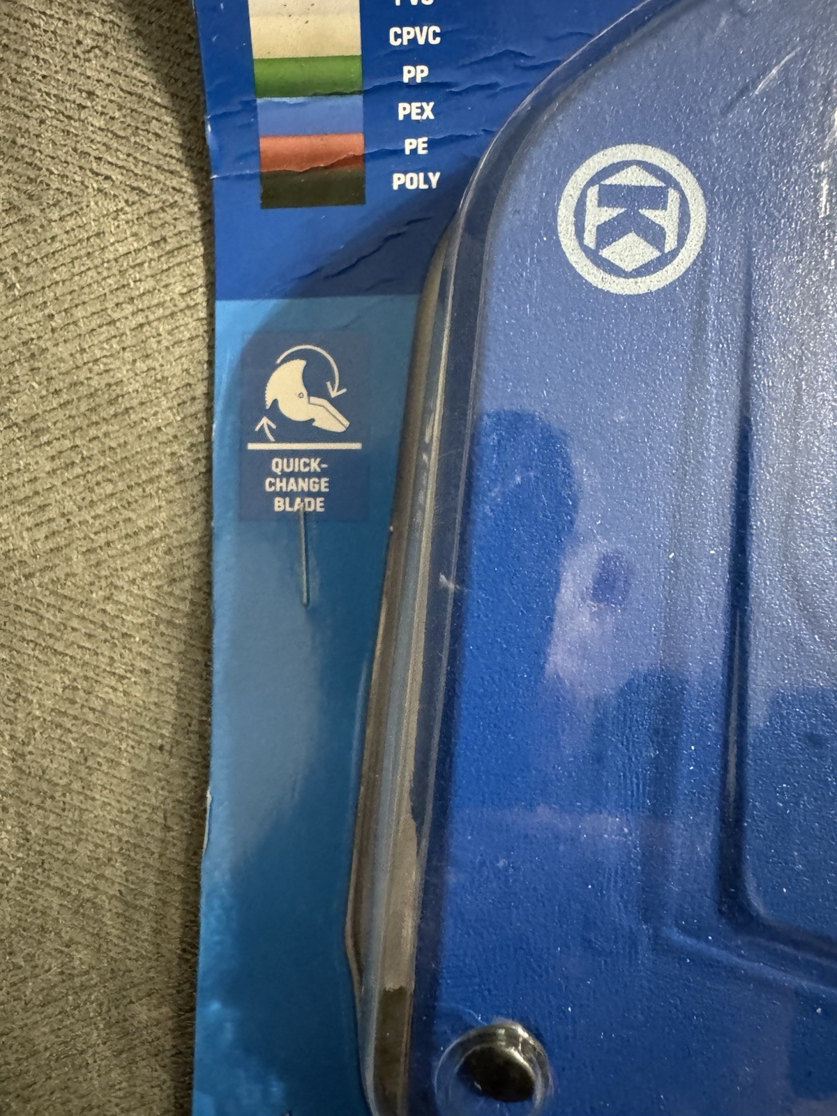Kobalt 2-3/8” PVC Pipe Cutter 2146974 Quick Change Blade New Sealed