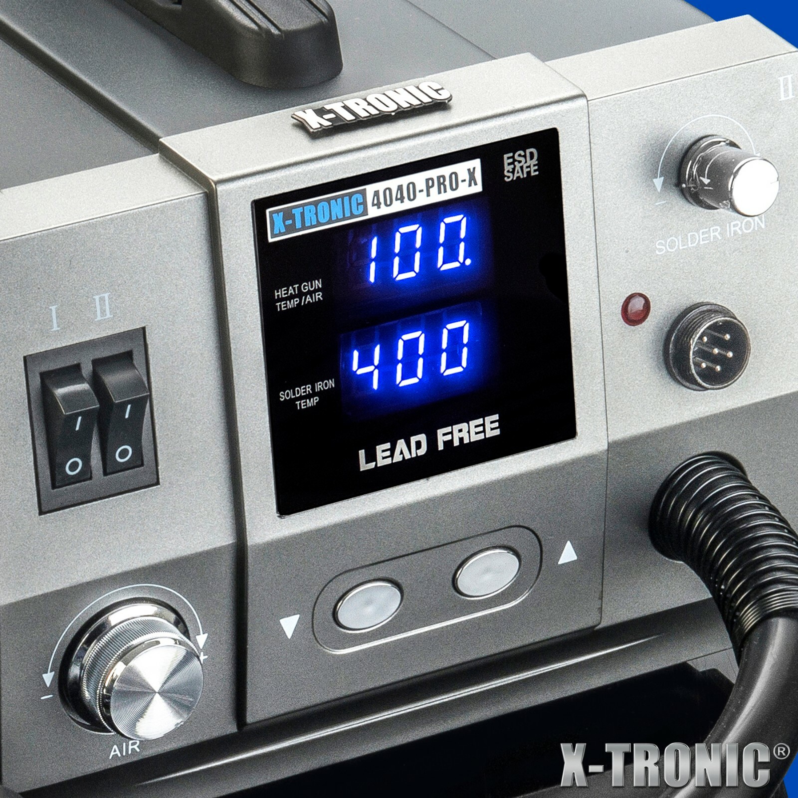 X-Tronic 4040-PRO-X “Platinum” 750 Watt Hot Air Rework Soldering Station Kit