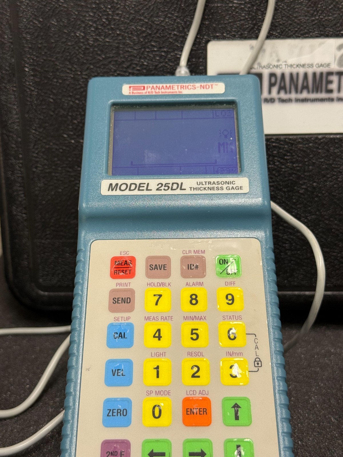 Panametrics Model 25DL Ultrasonic Thickness Gage Kit