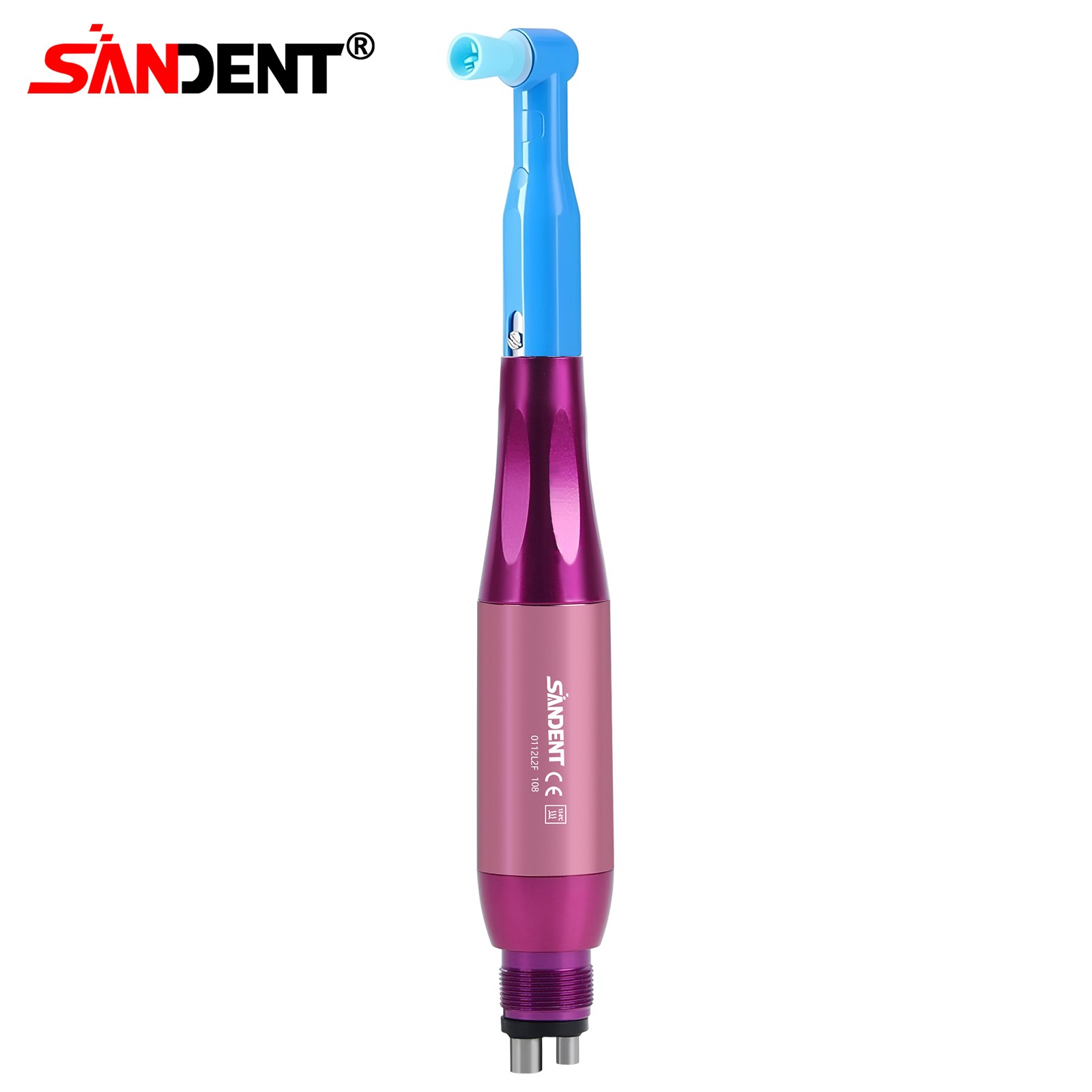 1-10 Dental Hygiene Prophy Handpiece Air Motor 4Holes 4:1 Nose Cone 360°Swivel