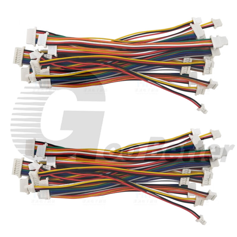 JST-SH1.0mm Pitch Female to Female Connector Cable Wire 2/3/4/5/6/7/8/8/10 Pin