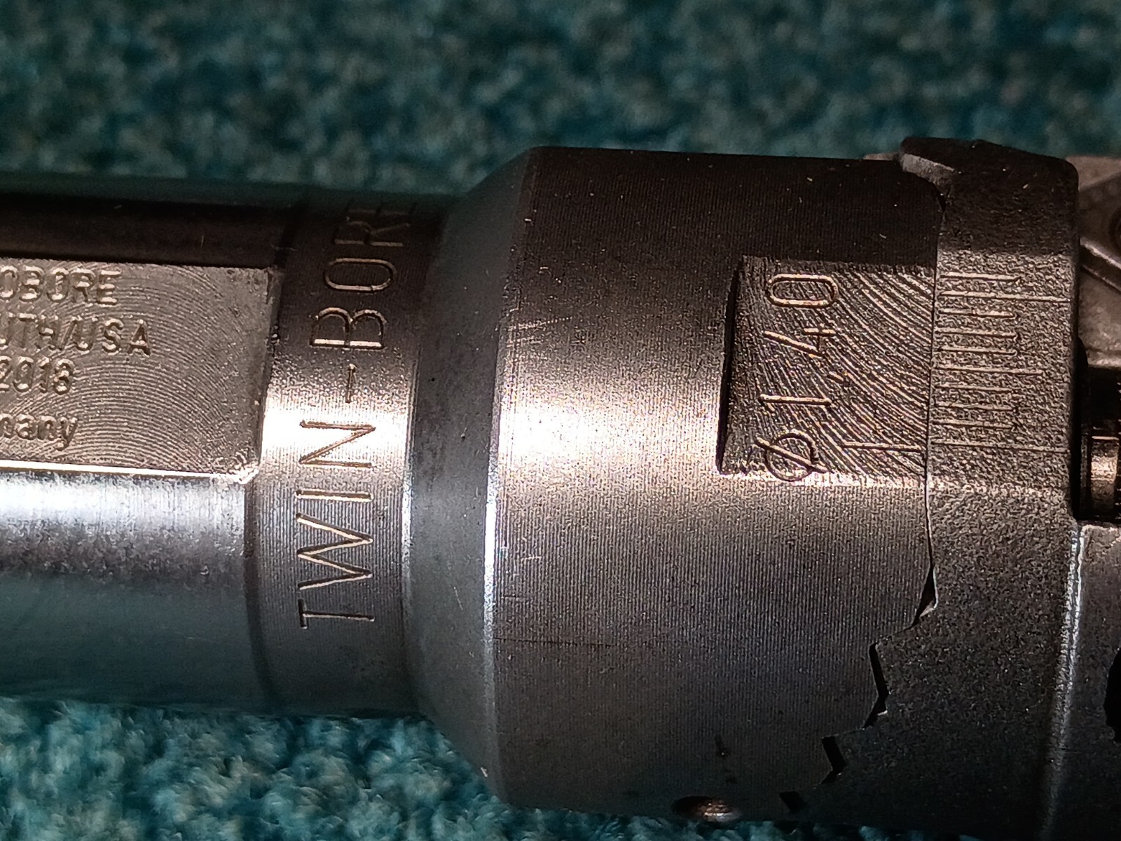 (1) DeVlieg Twin-Bore Adjustable Boring Bar MTP-36-SS10.C 7.5″OAL 1″ SHK