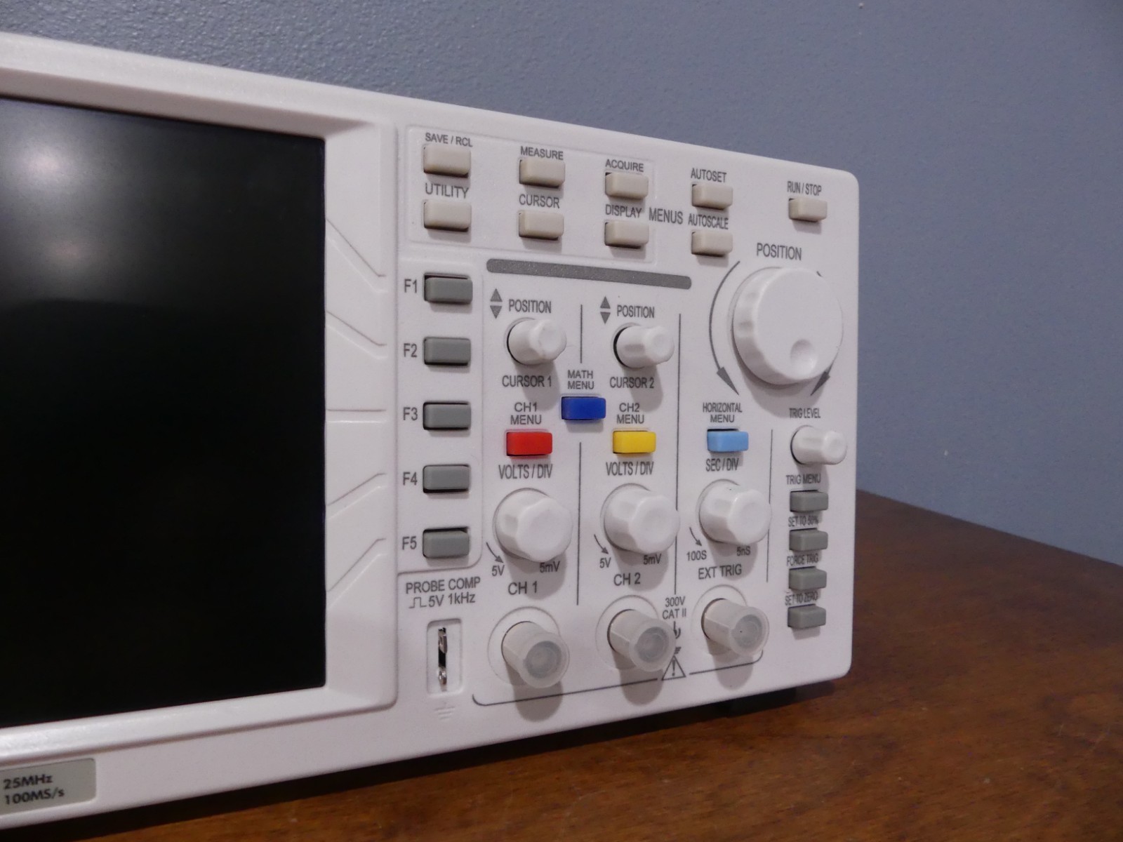 OWON PDS5022T Model 2 Channel 25MHz Digital Oscilloscope Color LCD Screen