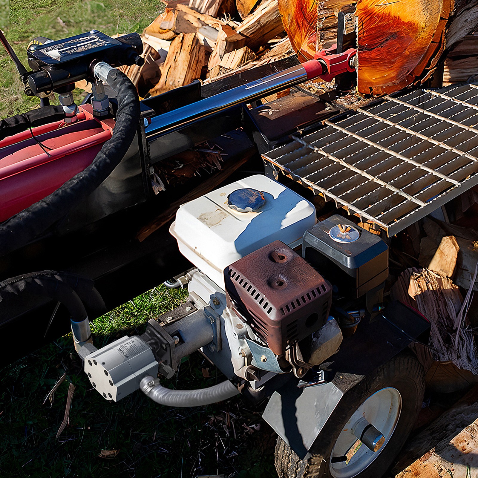 VEVOR Hydraulic Wood Log Splitter Pump 11GPM 2 Stage 3000PSI Hydraulic Gear Pump