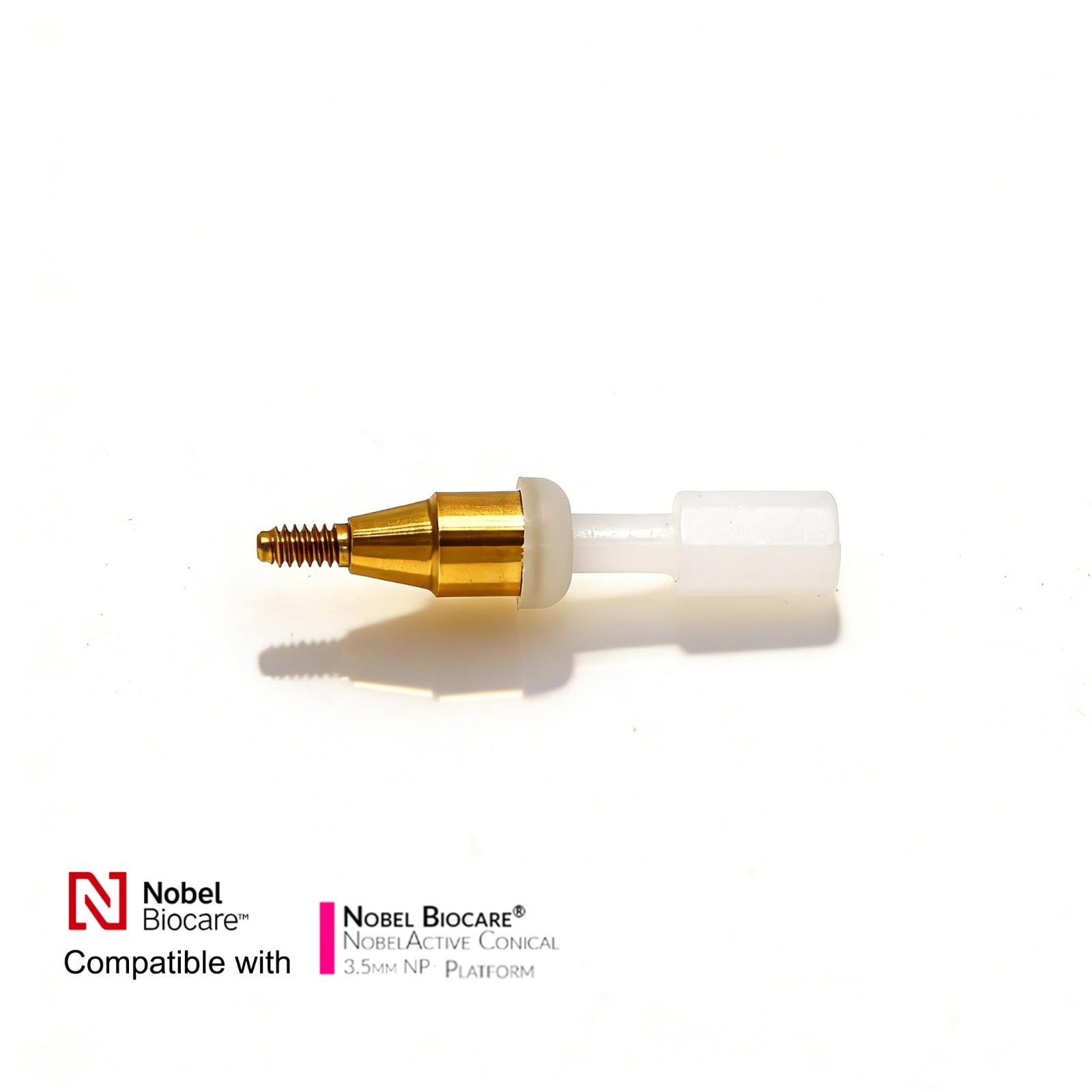Titanium ZEST Locator abutment Internal Conical Connection for NobelActive NP/RP