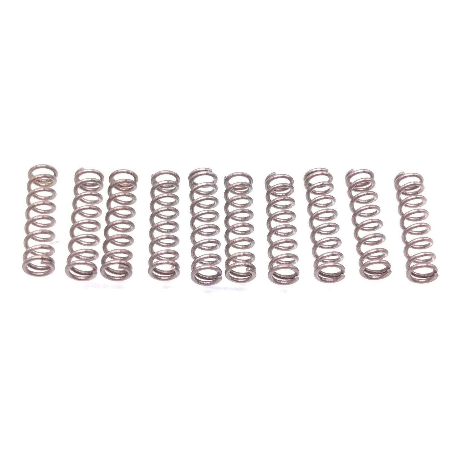 10x 0.6mm Wire Dia Stainless Steel Compression Spring Pressure OD 4mm Length 15