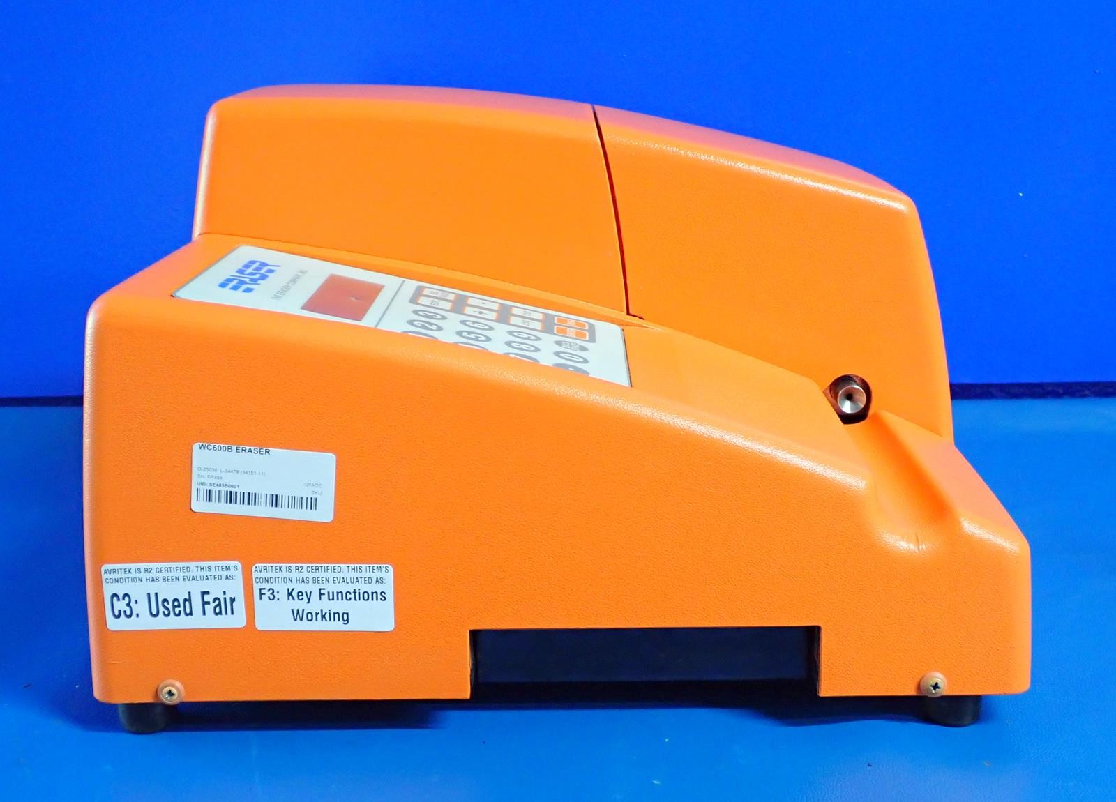 ERASER WC600B Belt Fed Rotary Blade Tubing Cutter w/ Blade, Pullers | AR-7601