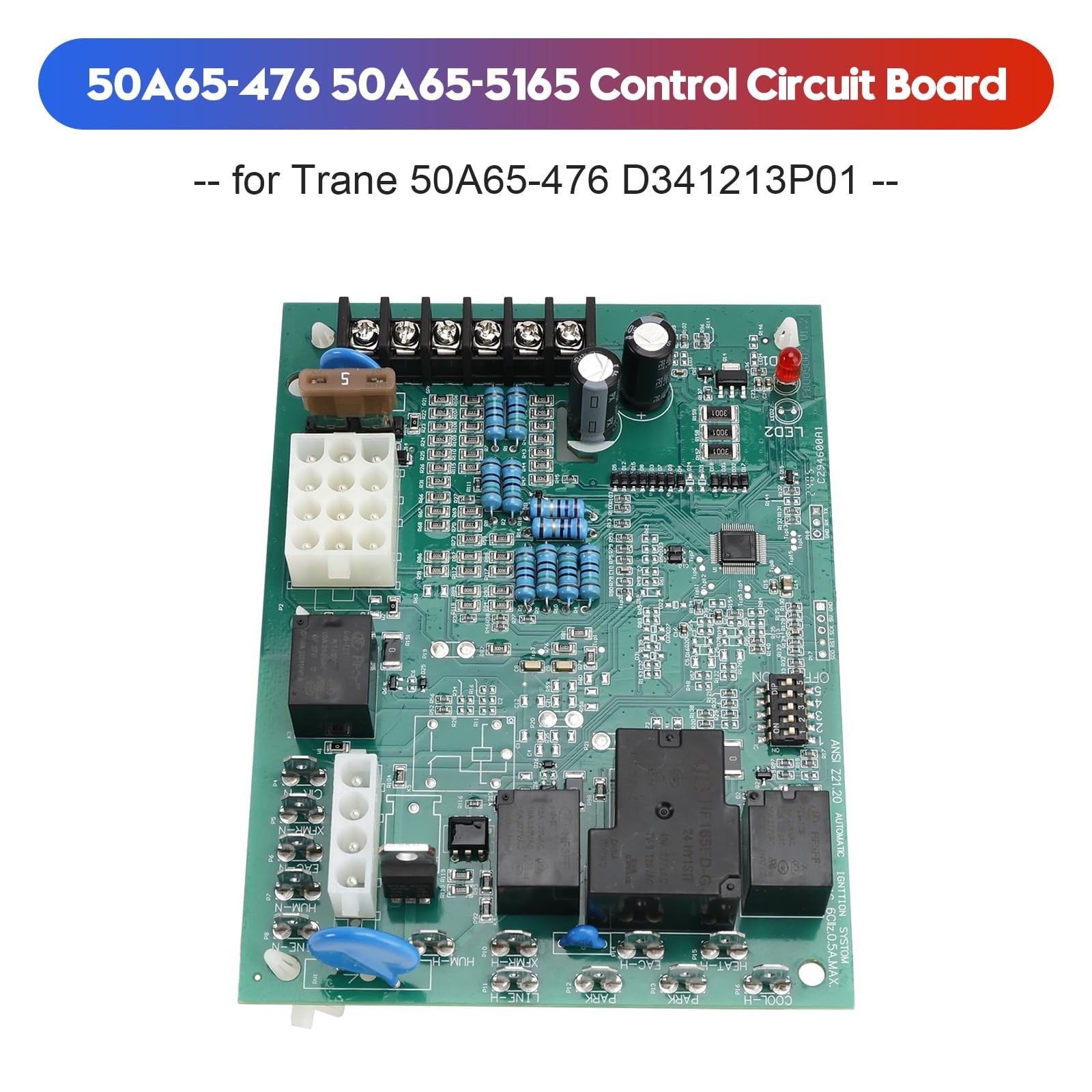 Viprh 50A65-476 Control Circuit Board 50A65-5165 For Trane 50A65-476 D341213P01