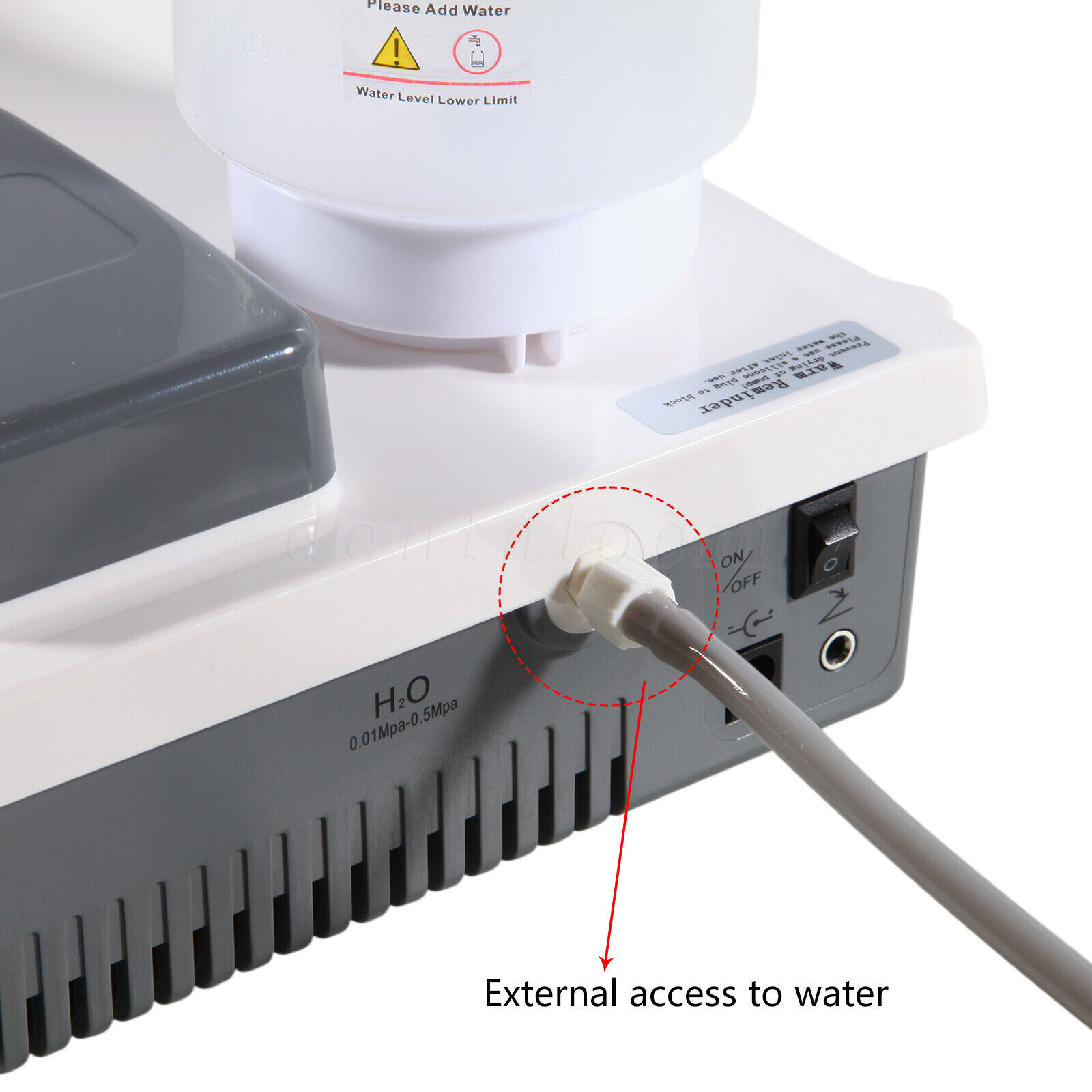 VRN-A8 Dental Ultrasonic Scaler with LED Detachable Handpiece 2 Water Supply