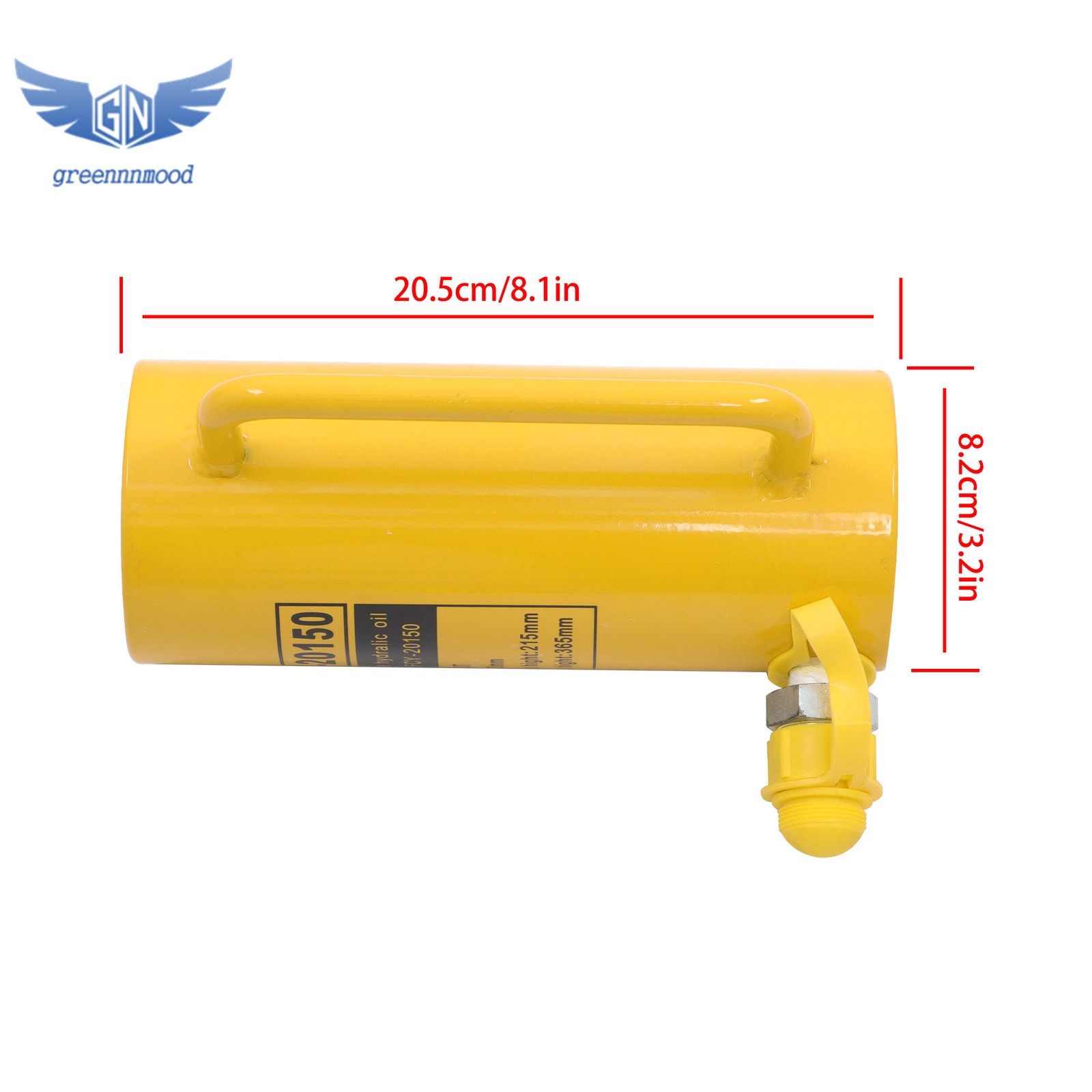 20 Ton Hydraulic Cylinder Ram Single Acting 6 Inch Stroke Lifting Jack Ram