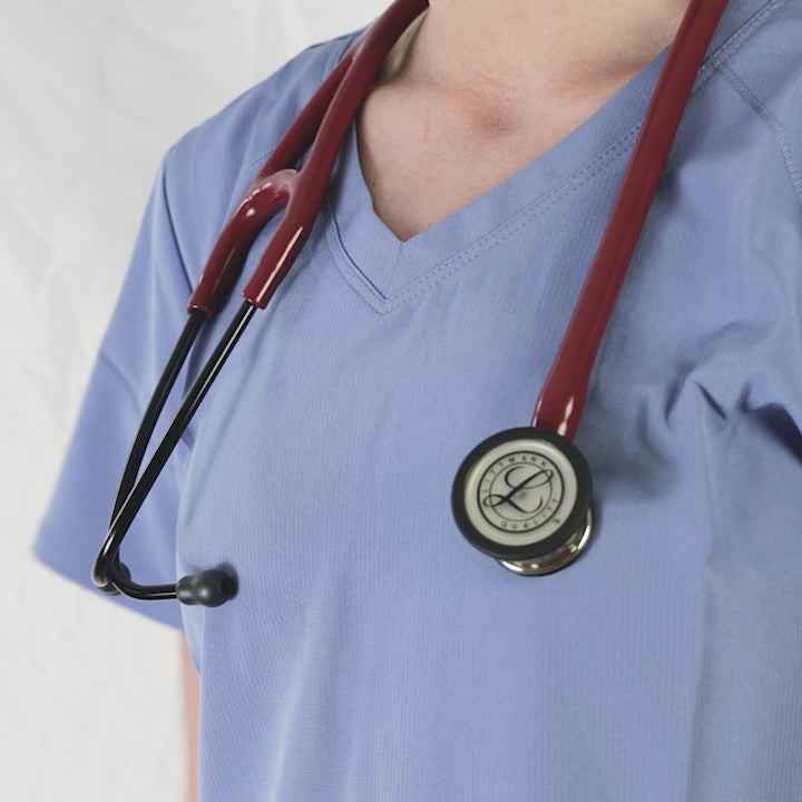3M™ Littmann® Cardiology IV Stethoscope Burgundy Tube – Champagne 6176 27in NEW