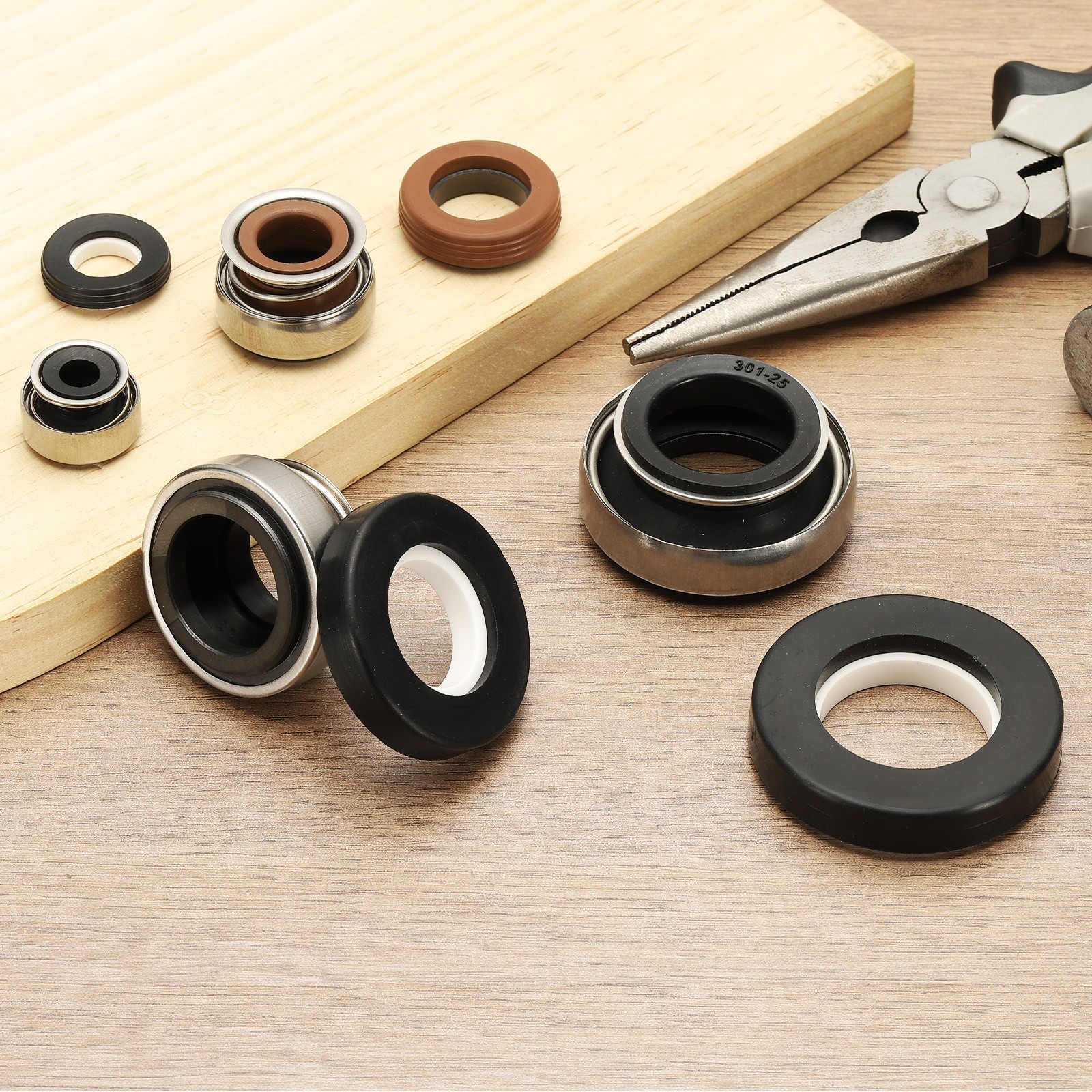 Mechanical Seal Kit 8mm / 0.3 Inch Gas Water Pump Replacement