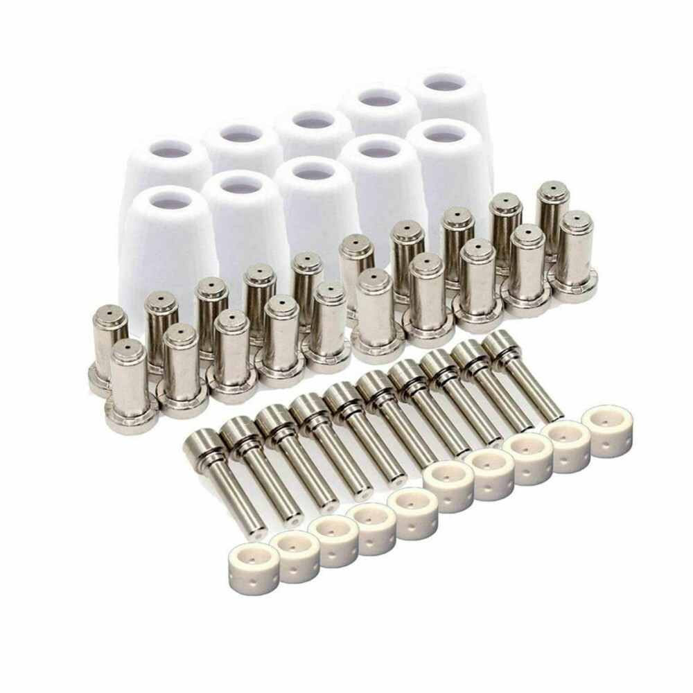 For ES AB PCM-500i 50pcs 1set Plasma Electrode Tip XT Shield Cup Ring Kit 0.96mm