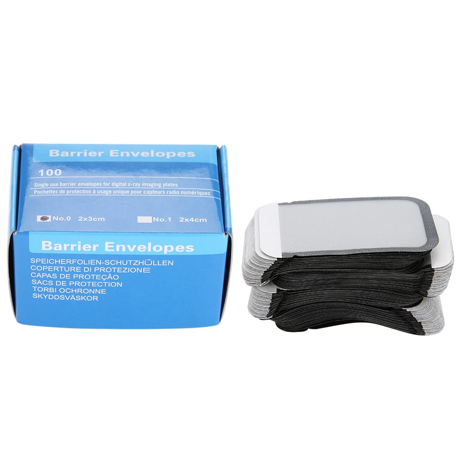 500Pcs Disposable Dental X-ray Film Machine Protective Bags Barrier Envelopes 2#