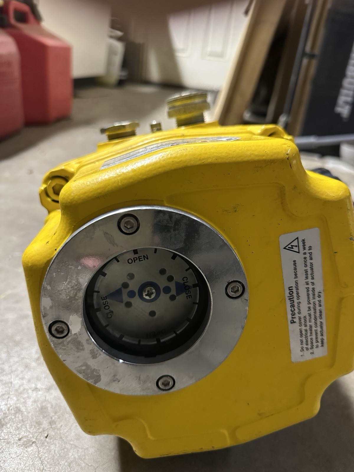 TRIAC CONTROLS XED-1350C ELECTRIC ACTUATOR 1350 IN-LBS 24VDC W/ 2” NPT Full Port