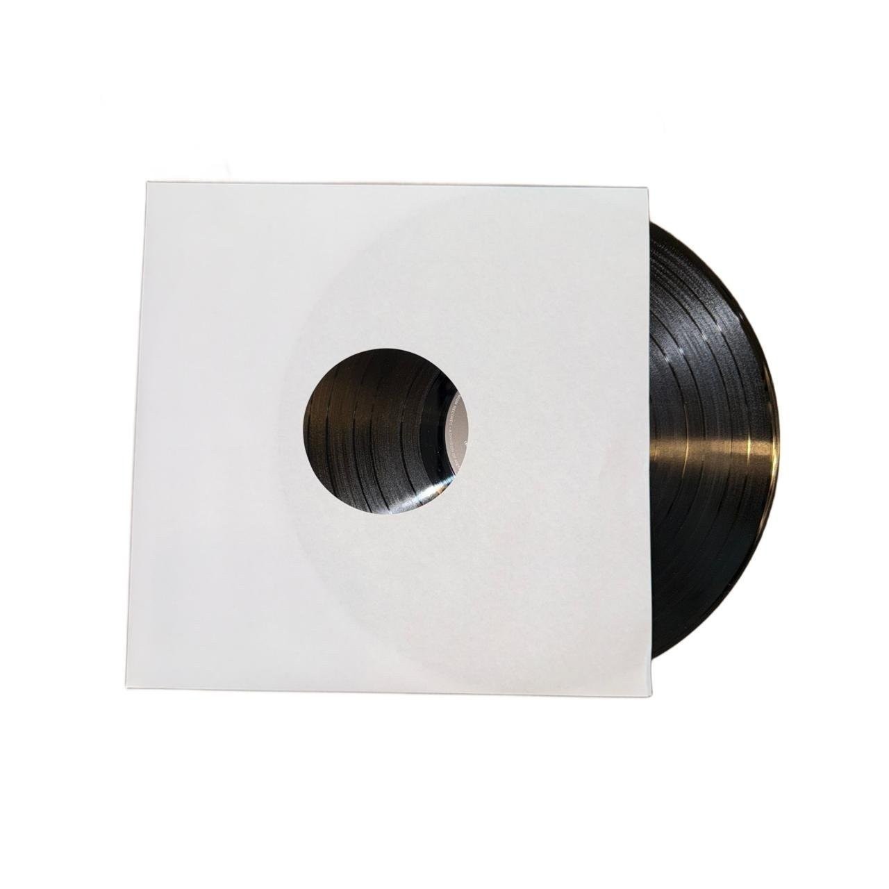 500 – Pack White Paper Vinyl Record Inner Sleeves 12-Inch LP Album