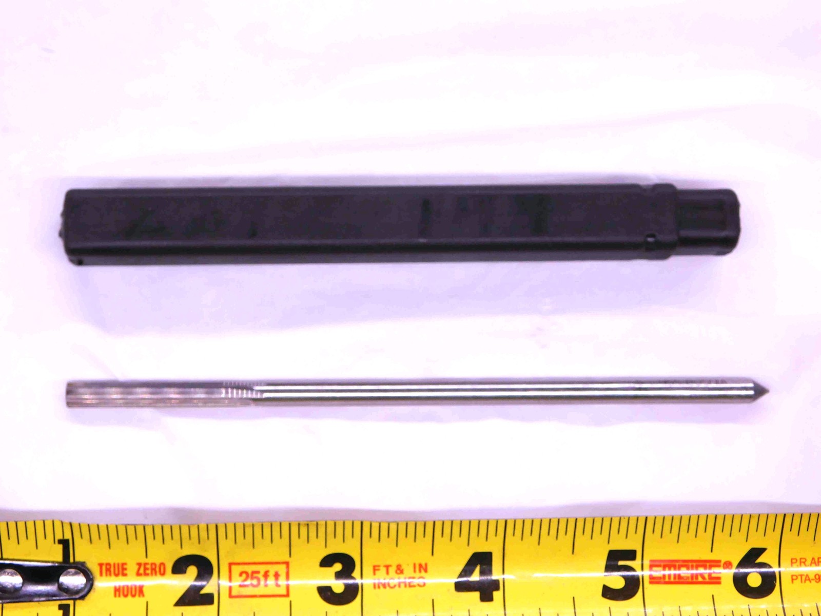 MORSE 5mm O.D. HSS CHUCKING REAMER 6 FLUTE .1969 USA MADE METRIC ONSIZE