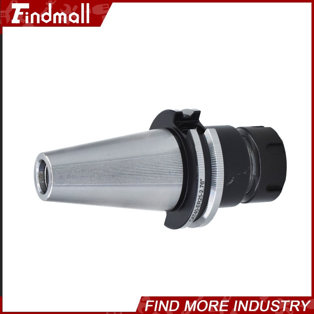 Findmall 8×CAT40 ER25 Collet Chuck W. 2.76″ Gage Length 4 Chucks Tool Holder Set