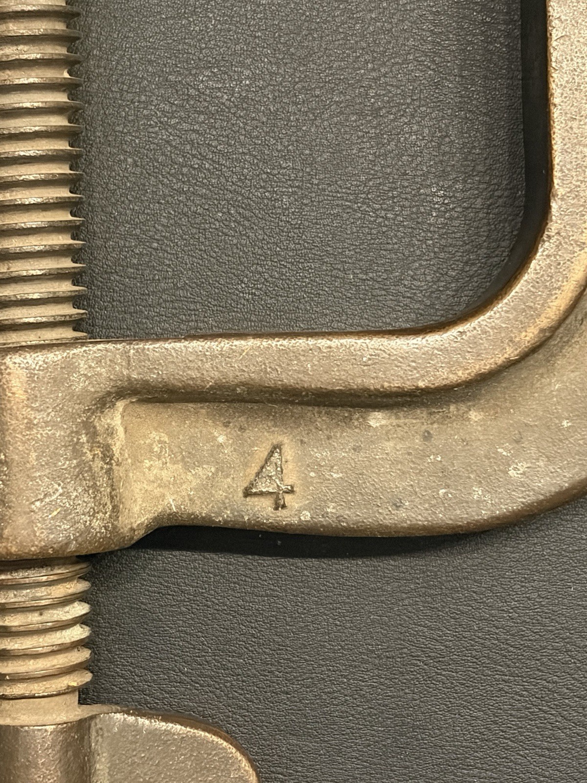BERYLCO C-44 BeCu Non-Sparking C Clamp 4-1/4” Capacity USA Bronze