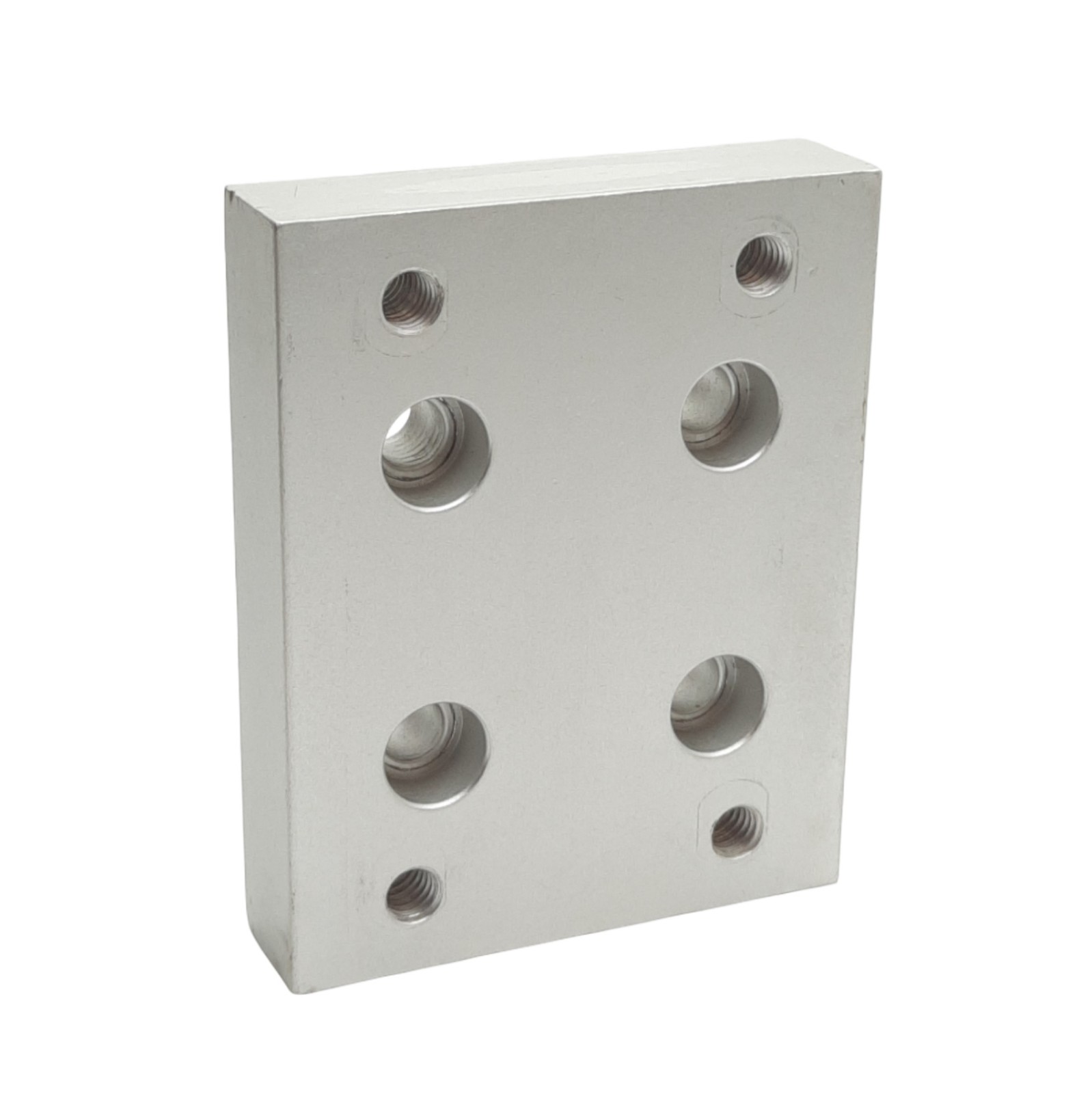 80/20 2420 15 Series Flange Mount Caster Base Plate, 3.750in x 3.00in x 0.750in