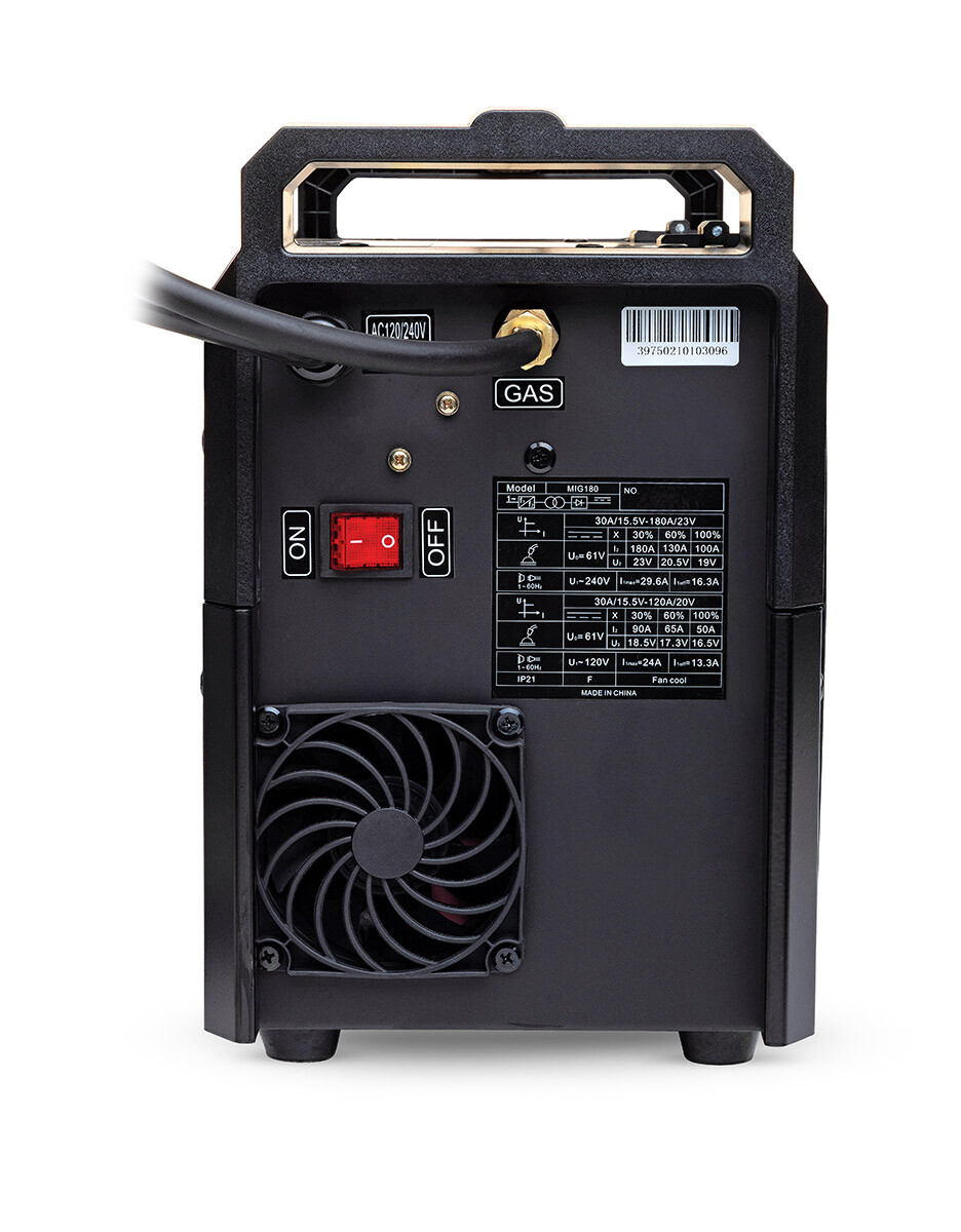 Eastwood 180 Amp MIG Welder 120V 240V for Steel & Aluminum Auto Restoration