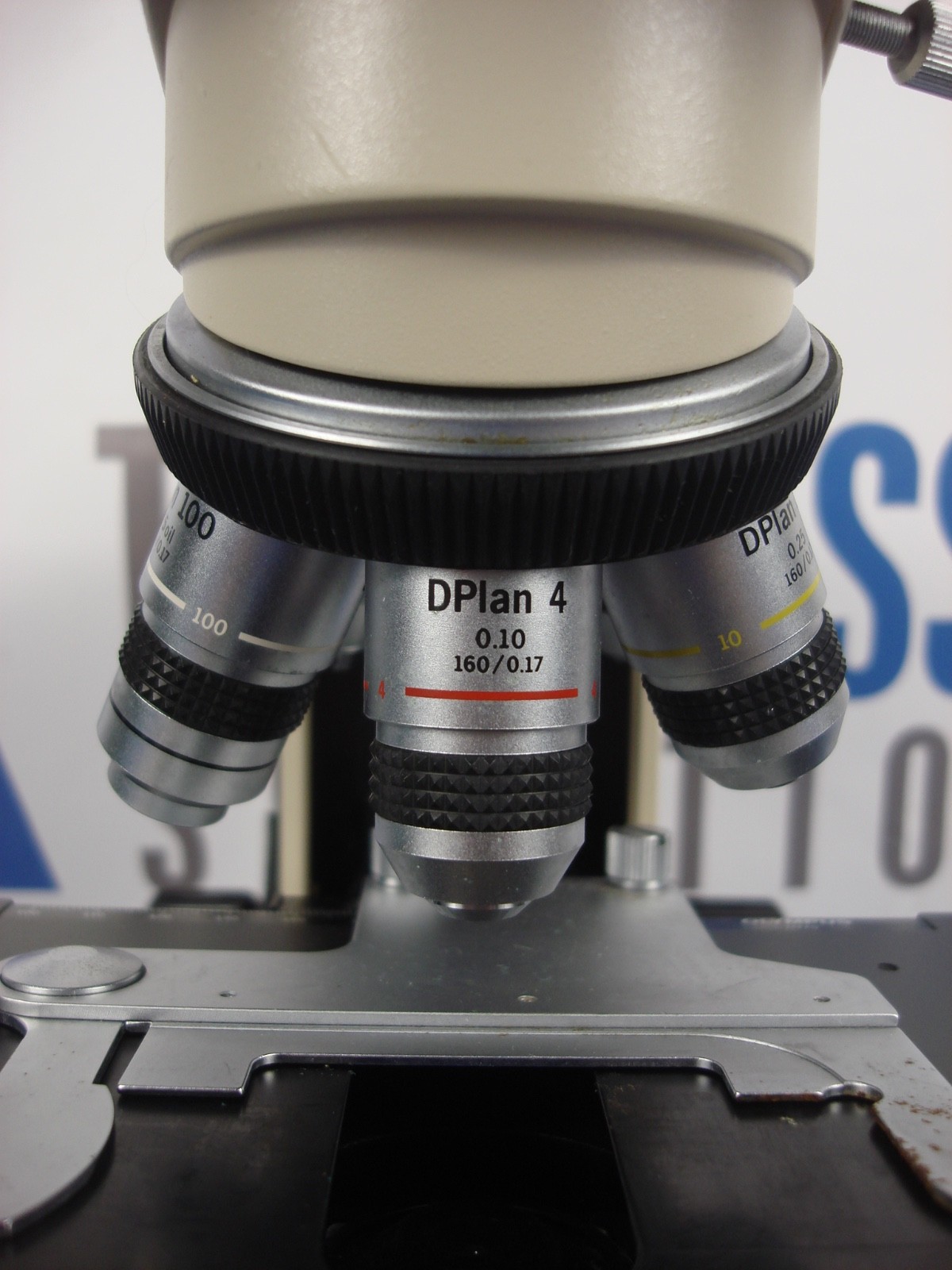 Olympus BH-2 Microscope 4x, 10x, 40x, 100x Oil, 50x Oil with Eyepiece 10×18 WF