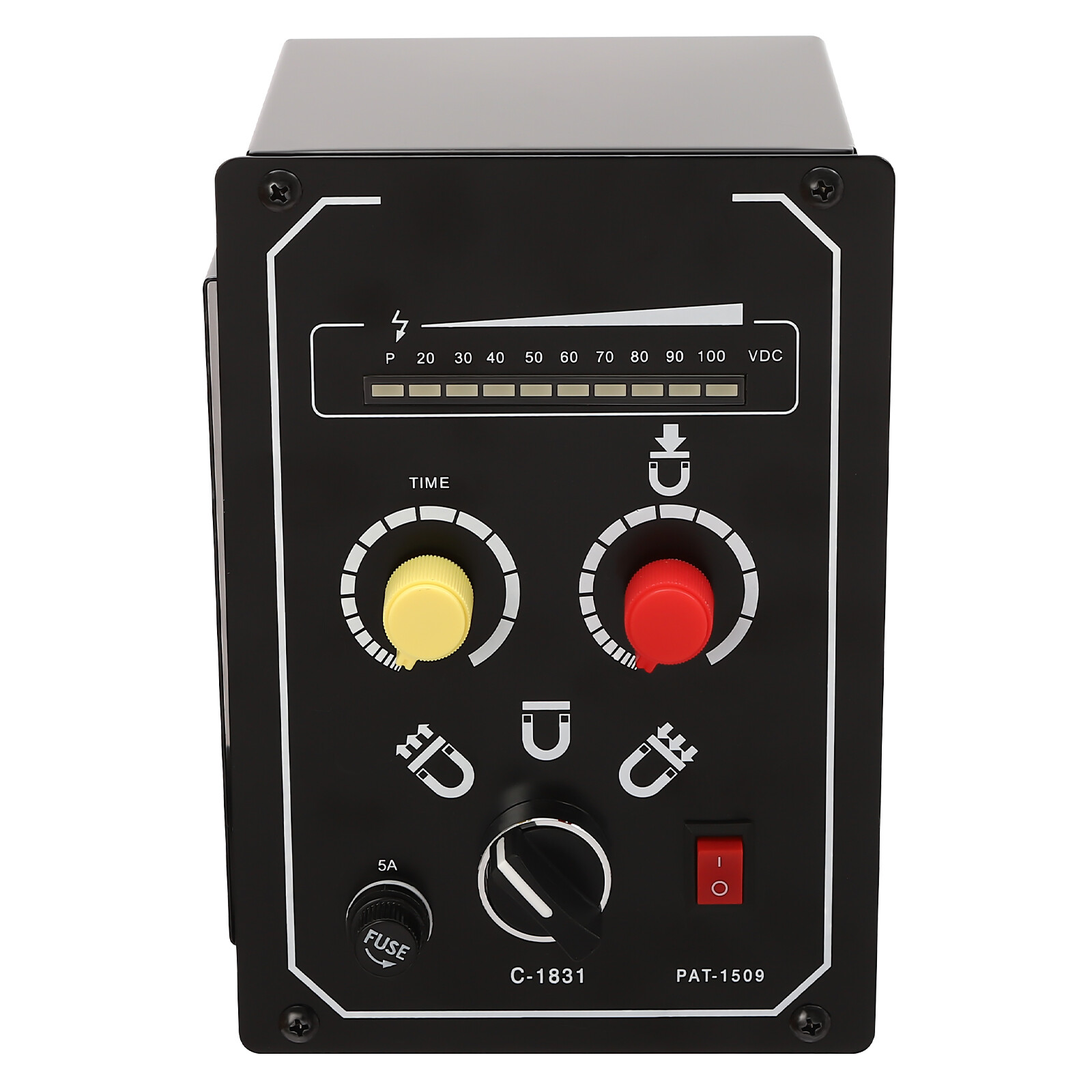 Electro Magnetic Chuck Controller 0-100V 5A DC Magnetic Force Adjustable 110V