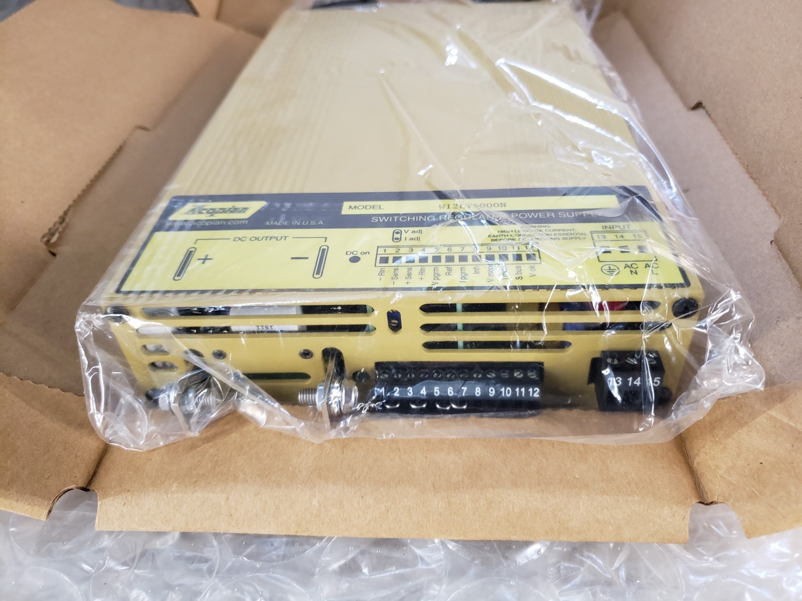 Acopian W12LT6000N 12V 60A (720W) AC-DC Switching Power Supply NEW *OB*