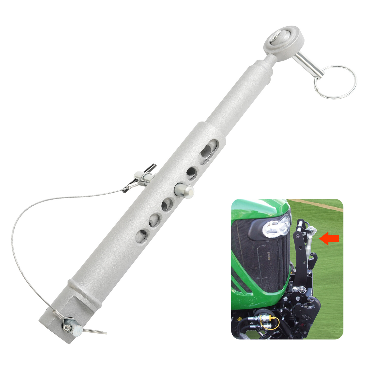 For John Deere 4120 4510 4520 4600 4610 3 pt Hitch Stabilizer lift link Sway Bar
