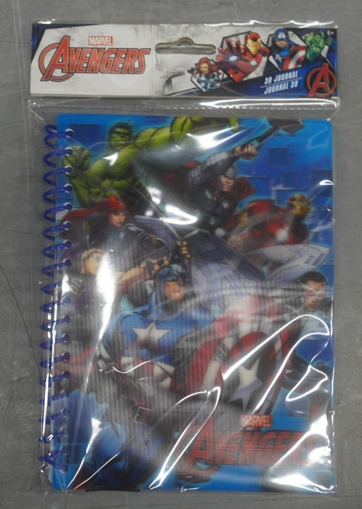 MARVEL AVENGERS 3D WRITING JOURNAL FOR NOTES SCHOOL OR DIARY NEW SEALED