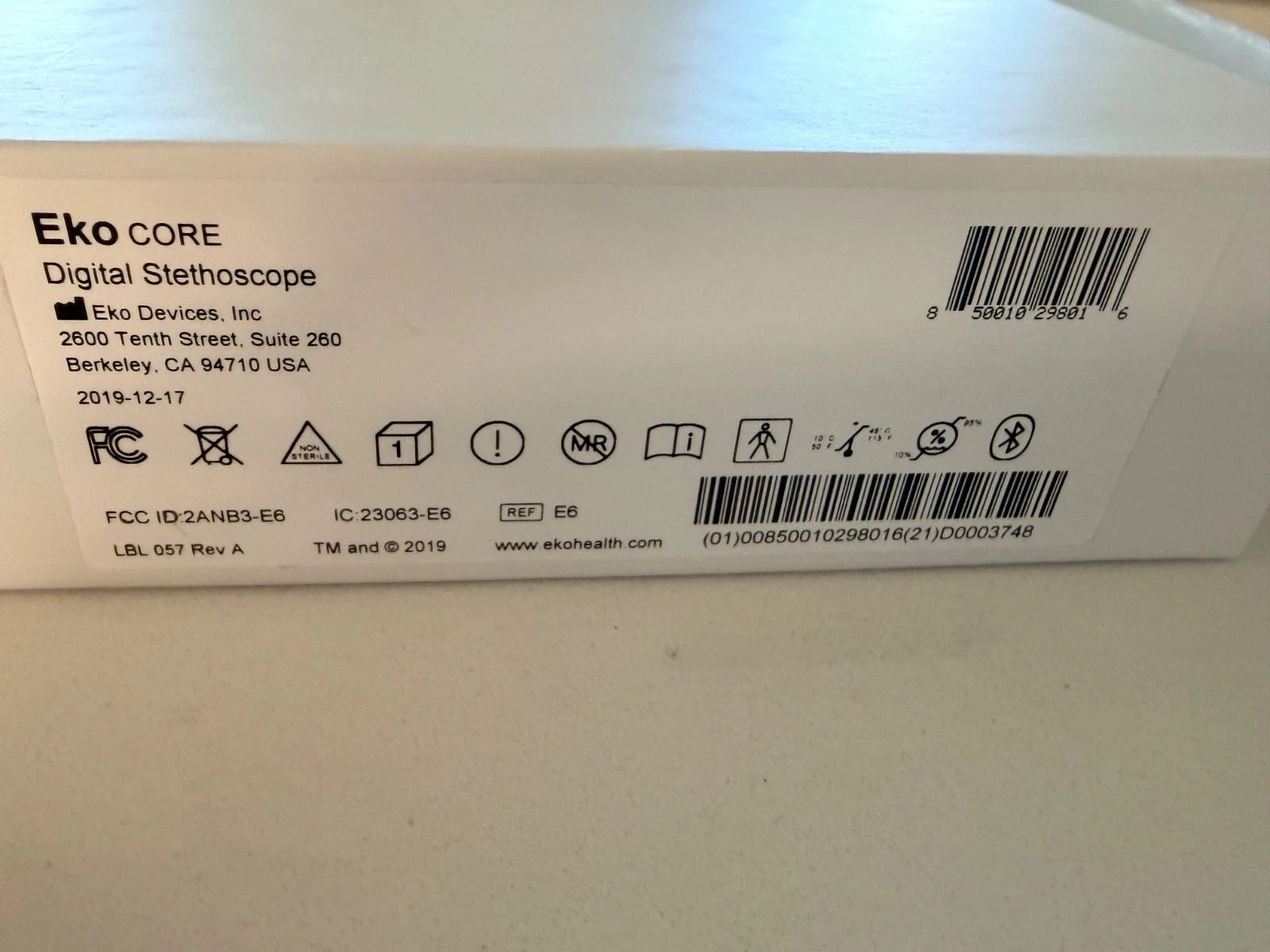 Eko CORE digital stethoscope [SEALED, NEW IN BOX]
