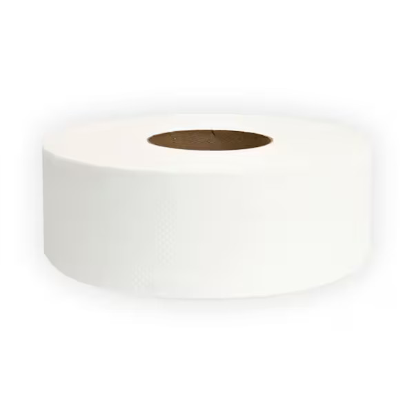 3.25 in. W x 720 ft. L 2-Ply White Septic Safe Jumbo JRT Toilet Paper (12-Rolls/